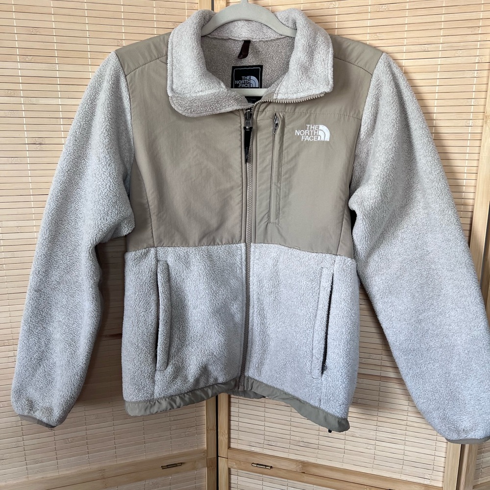 The North Face Two-Tone Beige Fleece Jacket